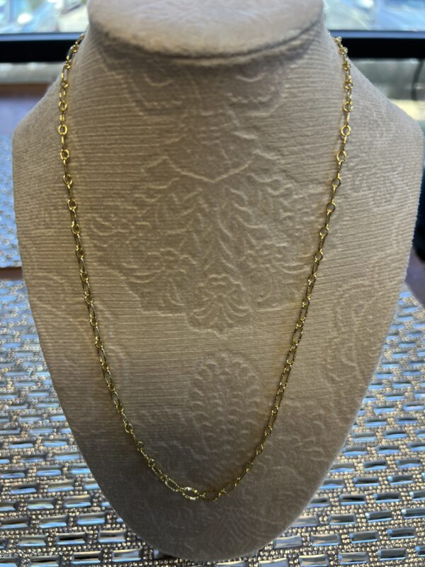 Pearl Ivy's 18K Gold Filled Necklace Twisted Paperclip - 18in