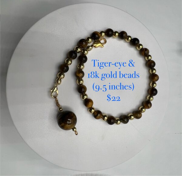 Pearl Ivy's ZP Tiger-eye & Gold Fill Beads