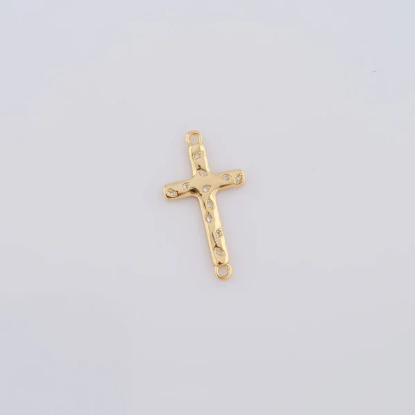 Pearl Ivy's 18K Gold Filled CZ Cross